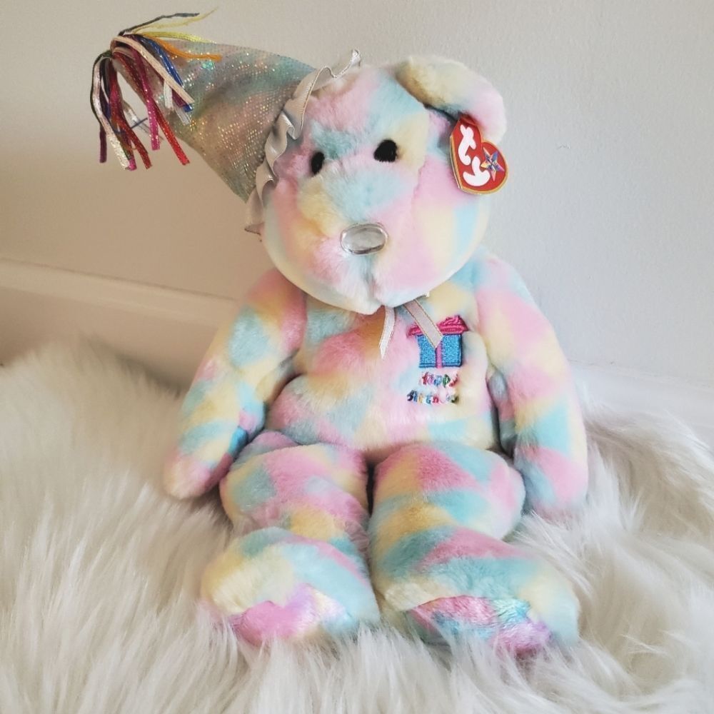 TY Birthday Buddy Teddy Bear